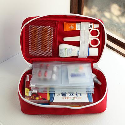 Portable Multi-Layer First Aid Kit Pouch
